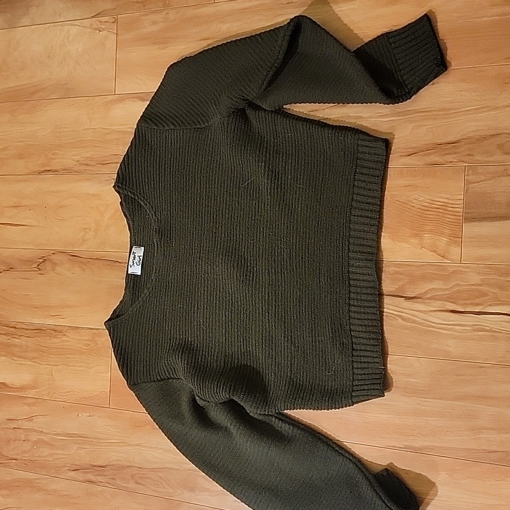 Womens green sweater